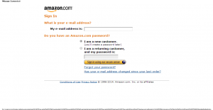Amazon.com Sign In