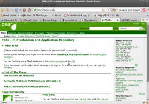 Screenshot-PEAR - PHP Extension and Application Repository - Mozilla Firefox